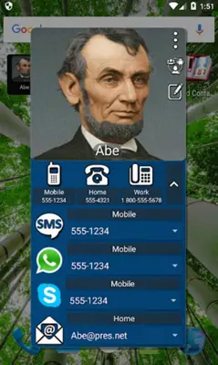 Mad Contacts Free android App screenshot 1